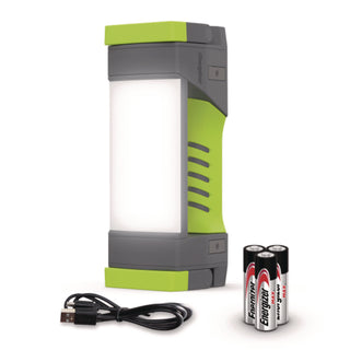 Energizer® Pro Series Work Light, Rechargeable Lithium Ion/3 AA Batteries (Included), Gray/Green (EVEENYPWL31)