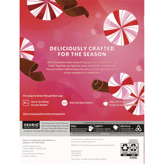 Starbucks® Peppermint Mocha K-Cup, 22/Box (SBK12437832)