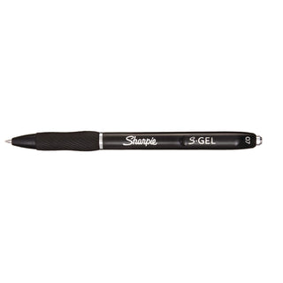 Sharpie® S-Gel™ S-Gel High-Performance Gel Pen, Retractable, Medium 0.7 mm, Black Ink, Black Barrel, 36/Pack (SAN2096180)