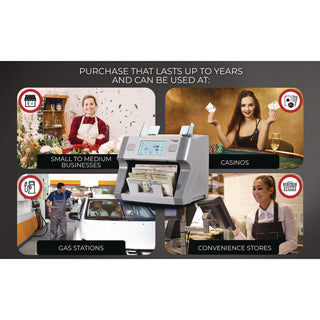 Cassida 8800R Single Pocket Discriminator, 1,200 Bills/min, 9.5 x 11 x 10.4, Gray (CIA8800R)