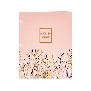 PUKKA PAD® Two-Pocket Portfolio Folder, 1" Capacity, 9.6 x 11.9, Assorted Floral, 6/Pack (PUK9108ROC)