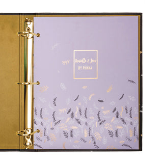 PUKKA PAD® Two-Pocket Portfolio Folder, 1" Capacity, 9.6 x 11.9, Assorted Floral, 6/Pack (PUK9108ROC)