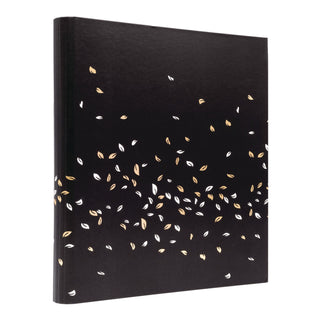 PUKKA PAD® Rollbound Binder, 3 Rings, 1" Capacity, 11 x 8.5, Black/Gold/White (PUK9641ROC)