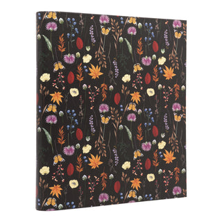 PUKKA PAD® Rollbound Binder, 3 Rings, 1" Capacity, 11 x 8.5, Black/Yellow/Orange/Blue (PUK9608BLM)