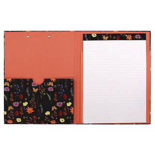 PUKKA PAD® A4 Padfolio, 8.3 x 11.7 Pad, 9.5 x 12.6, Black/Blue/Orange/Yellow (PUK9581BLM)
