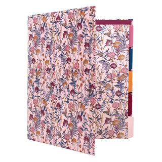 PUKKA PAD® Rollbound Binder, 3 Rings, 1" Capacity, 11 x 8.5, Cream/Yellow/Blue/Red (PUK9609BLM)