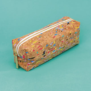 PUKKA PAD® Eco Pencil Case, 7.99 x 2.36 x 2.75, Cork (PUK9740SPP)
