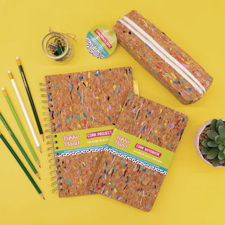 PUKKA PAD® Eco Pencil Case, 7.99 x 2.36 x 2.75, Cork (PUK9740SPP)