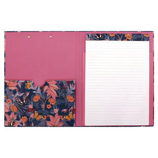 PUKKA PAD® A4 Padfolio, 8.3 x 11.7 Pad, 9.5 x 12.6, Blue/Pink/Yellow (PUK9580BLM)