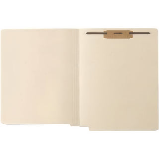 Medical Arts Press® End Tab Fastener File Folder, 0.75" Expansion, 1 Fastener, Letter Size, Manila Exterior, 250/Box (MAQ31458B)