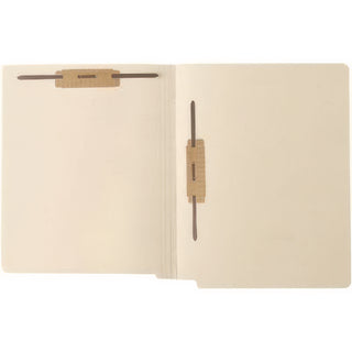 Medical Arts Press® End Tab Fastener File Folder, 0.75" Expansion, 1 Horizontal 1 Vertical Fastener, Letter Size, Manila Exterior, 250/Box (MAQ52407B)