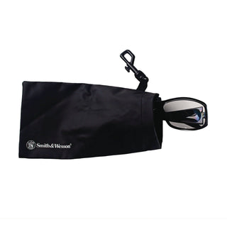 Smith & Wesson® Safety Glasses Carrying Pouch with Belt Clip, 4.25 x 0.25 x 4.25, Black, 12/Carton (ANS19941)