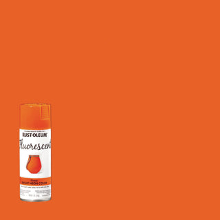 Rust-Oleum® Specialty Fluorescent Spray Paint, Flat Fluorescent Orange, 11 oz Aerosol Can (RST342568EA)