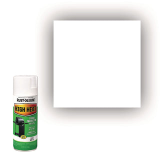 Rust-Oleum® High Heat Enamel Spray Paint, Flat White, 12 oz Aerosol Can, 6/Carton (RST7751830)