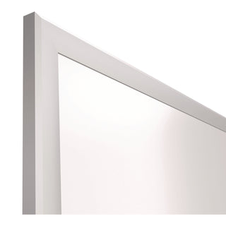 TRU RED™ Magnetic Steel Dry Erase Board, 48" x 72", White Surface, Gray/Natural Aluminum Frame (TUDTR61177)