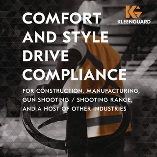 KleenGuard™ Nemesis Safety Glasses, Black Frame, Indoor/Outdoor Lens (ANS25685)