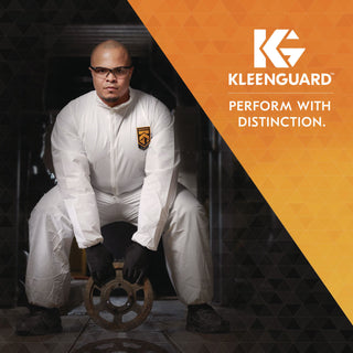 KleenGuard™ Nemesis Safety Glasses, Black Frame, Indoor/Outdoor Lens (ANS25685)