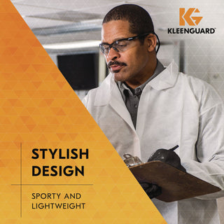 KleenGuard™ Nemesis Safety Glasses, Black Frame, Indoor/Outdoor Lens (ANS25685)