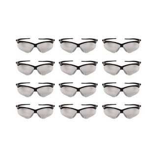 KleenGuard™ Nemesis Safety Glasses, Black Frame, Indoor/Outdoor Lens (ANS25685)
