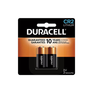 Duracell® Specialty High-Power Lithium Batteries, CR2, 3 V, 2/Pack (DURCR2B2PK)