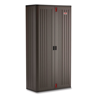 Suncast Commercial® Mega Tall Storage Cabinet, 40 x 20.25 x 80.25, Gray (SUABMCCPD8004)