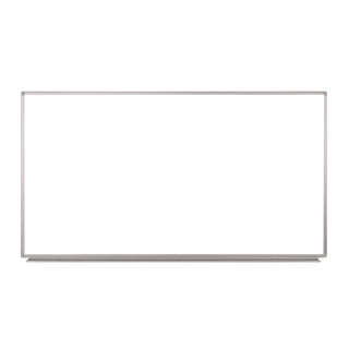 Luxor Wall-Mounted Magnetic Whiteboard, 72" x 40", White Surface, Silver Aluminum Frame (LXOWB7240W)