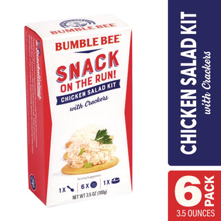 Bumble Bee® Snack on the Run Chicken Salad Kit with Crackers, 3.5 oz Box, 6/Carton (GRR22002355)