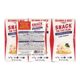 Bumble Bee® Snack on the Run Chicken Salad Kit with Crackers, 3.5 oz Box, 6/Carton (GRR22002355)