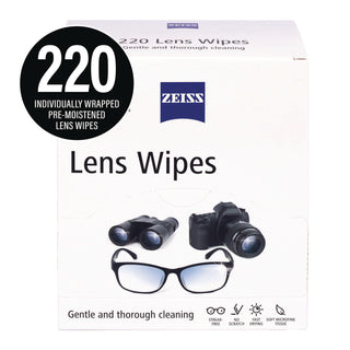 ZEISS Lens Wipes, 6 x 5, 220/Carton (GRR22002393)