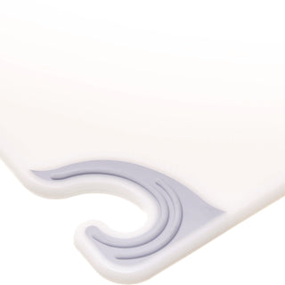 San Jamar® Saf-T-Grip Cutting Board, Plastic, 24 x 18 x 0.5, White (SJMCBG182412WH)