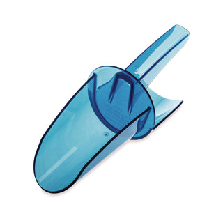 San Jamar® Saf-T-Scoop and Guardian System for Ice Machines, 12 oz to 16 oz Ice Scoop, Transparent Blue, 50/Carton (SJMSI7000)