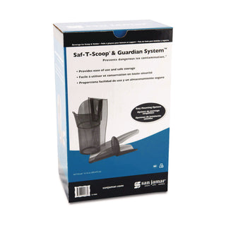 San Jamar® Saf-T-Scoop and Guardian System for Ice Machines, 12 oz to 16 oz Ice Scoop, Transparent Blue, 50/Carton (SJMSI7000)