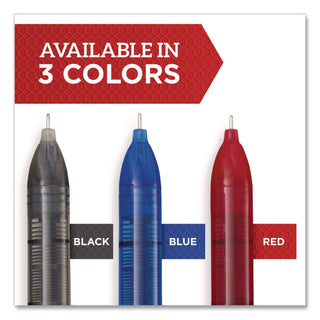 Sharpie® Roller Professional Design Rollerball Pen, Stick, Fine 0.5 mm, Black Ink, Black Barrel, 8/Pack (SAN2116307)