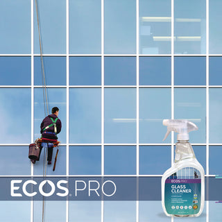 ECOS® PRO Glass Cleaner, Vinegar Scent, 32 oz Spray Bottle, 6/Carton (EOPPL93006CT)