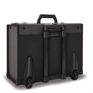 Solo Classic Recycled Rolling Catalog Case, Fits Device Up to 17.3", 9.31 x 9.31 x 16.14, Gray/Black (USLB78410)