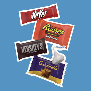 Hershey®'s Assorted Minis Value Pack, Assorted Chocolates, 63.4 oz Bag, 230 Pieces (GRR22002450)
