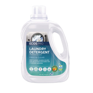 ECOS® PRO Laundry Detergent Liquid, Free and Clear, 170 oz Jug, 2/Carton (EOPPL937102CT)