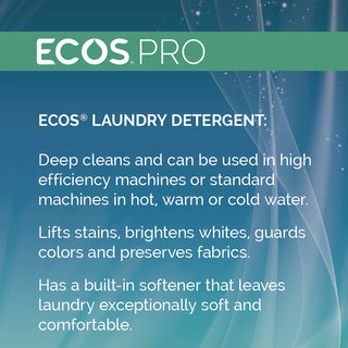 ECOS® PRO Laundry Detergent Liquid, Free and Clear, 170 oz Jug, 2/Carton (EOPPL937102CT)