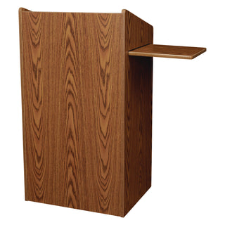 Oklahoma Sound® Aristocrat Non-Sound Lectern, 25 x 20 x 46, Oak (NPS600MO)
