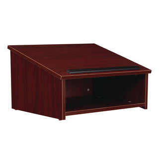 Oklahoma Sound® Tabletop Lectern, 23.75 x 19.88 x 13.75, Mahogany (NPS22MY)