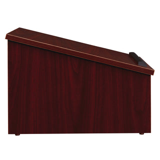 Oklahoma Sound® Tabletop Lectern, 23.75 x 19.88 x 13.75, Mahogany (NPS22MY)