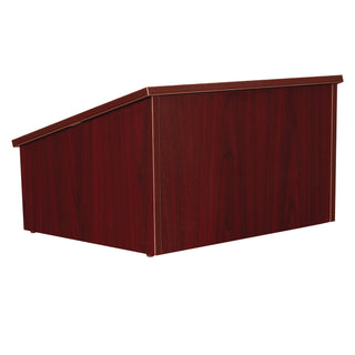 Oklahoma Sound® Tabletop Lectern, 23.75 x 19.88 x 13.75, Mahogany (NPS22MY)