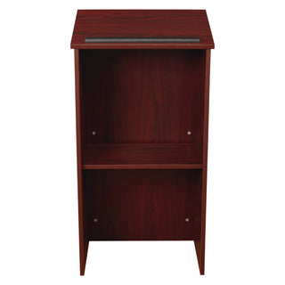 Oklahoma Sound® Full Floor Lectern, 23 x 16 x 46.5, Mahogany (NPS222MY)