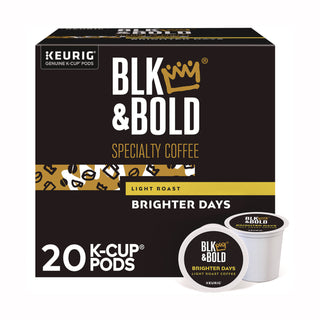 BLK & Bold® Brighter Days Coffee K-Cups, 20/Box (BKD5000372406)