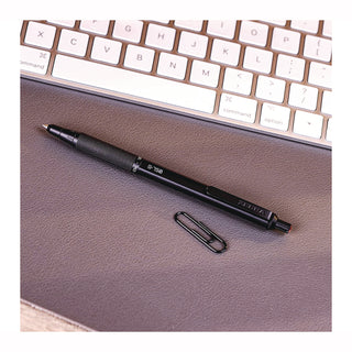 Zebra® G-750 Gel Pen, Retractable, Medium 0.7 mm, Black; Blue Ink, Black Barrel, 2/Pack (ZEB49802)
