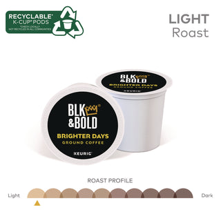 BLK & Bold® Brighter Days Coffee K-Cups, 20/Box (BKD5000372406)