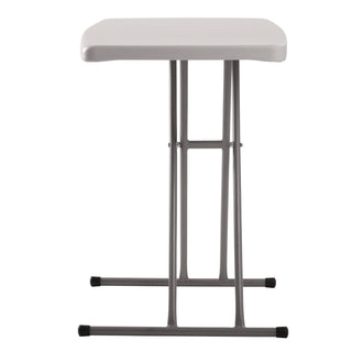 NPS® Height Adjustable Personal Folding Table, Rectangular, 20 x 30 x 27.87, Speckled Gray Top, Gray Base/Legs (NPSPT3020)