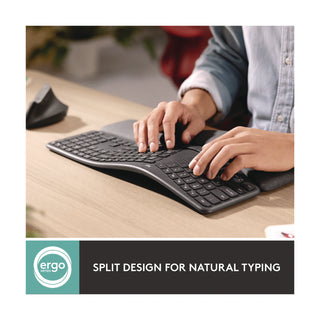 Logitech® ERGO K860 Wireless Keyboard, Graphite (LOG24421967)