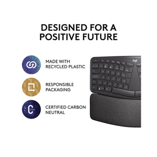 Logitech® ERGO K860 Wireless Keyboard, Graphite (LOG24421967)