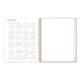 Blue Sky® Mimi Pink Weekly/Monthly Planner, Floral Artwork, 11 x 8.5, Pink/Blue/Rose Cover, 12-Month (Jan to Dec): 2025 (BLS13726425)